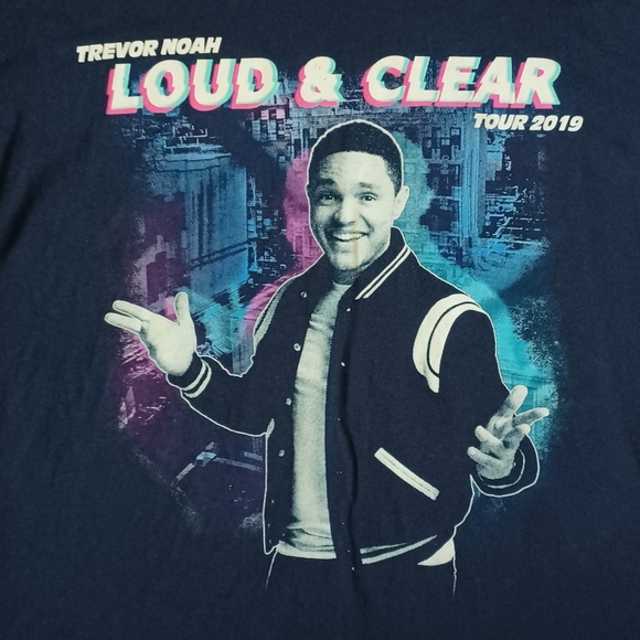 Trevor Noah Loud & Clear 2019 World Tour T Shirt Size XXL - Picture 2 of 5
